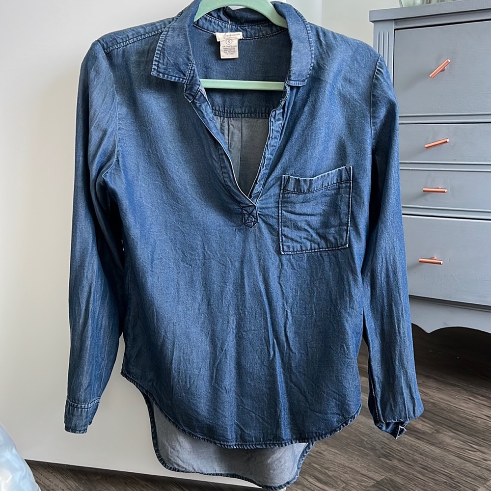 Denim top